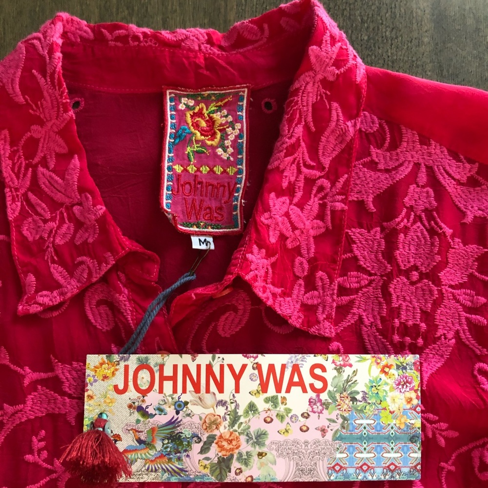 NWT🌺JOHNNY WAS Gorgeous Damask Shirt
